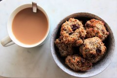 Banana, Hazelnut & Seed Biscuits