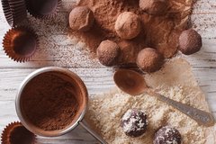 Double Chocolate and Teff Bliss Balls