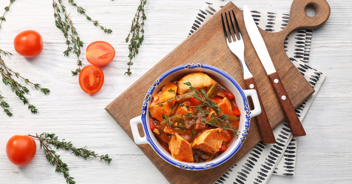 Low FODMAP Chicken Cacciatore