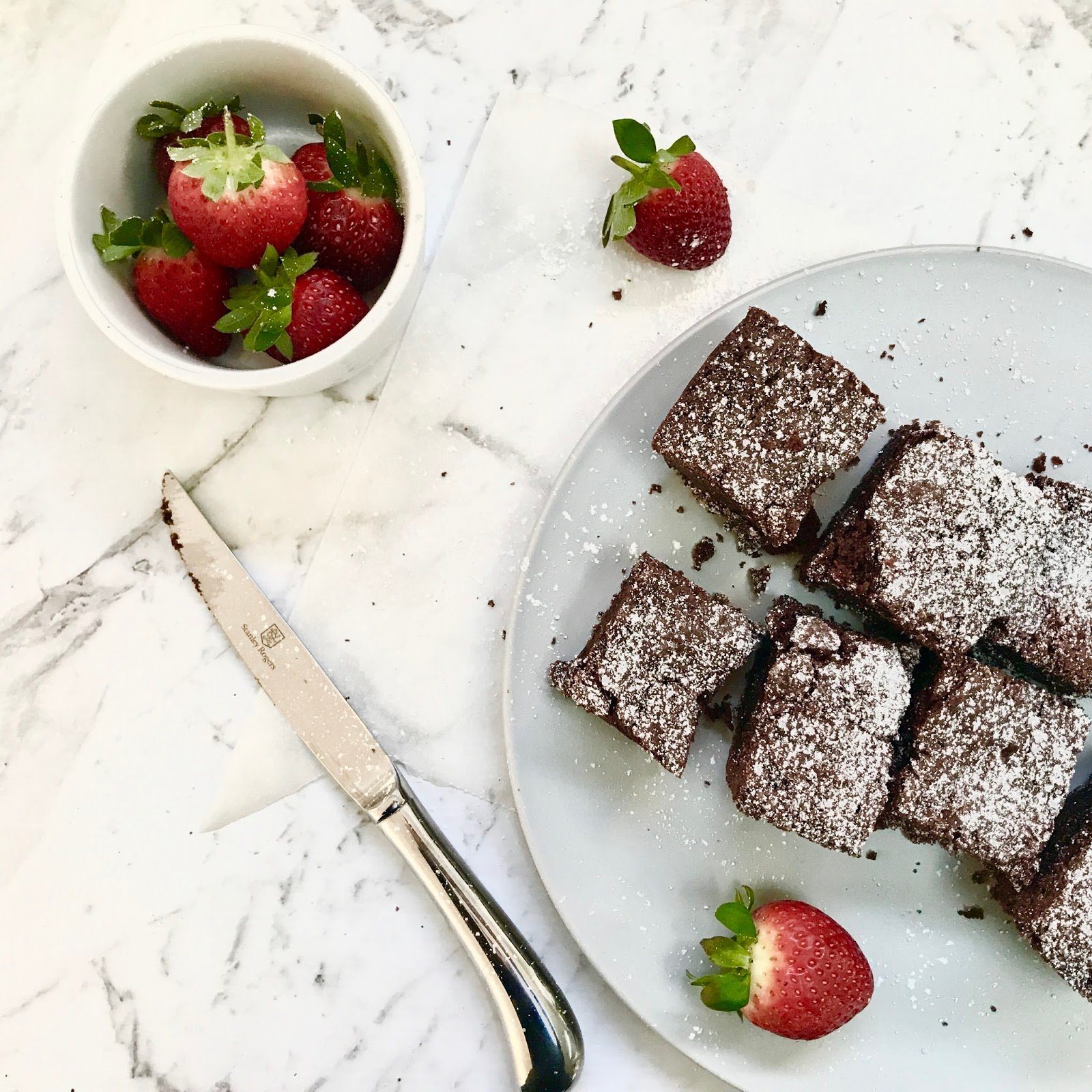 Low FODMAP Double Chocolate Brownies