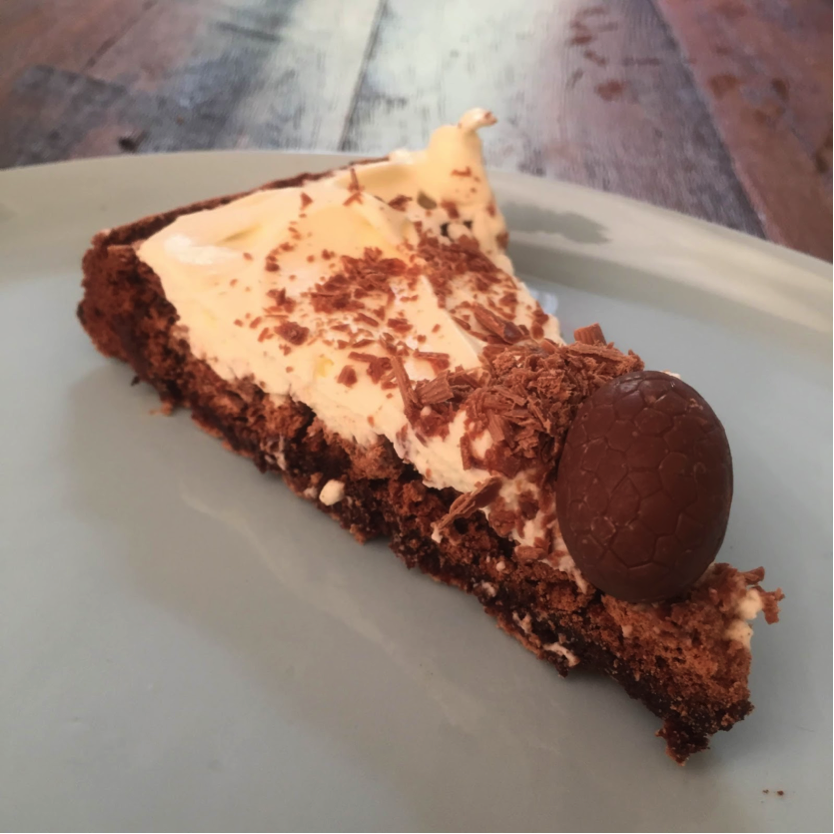 Low FODMAP chocolate pavlova Easter recipe Monash Fodmap